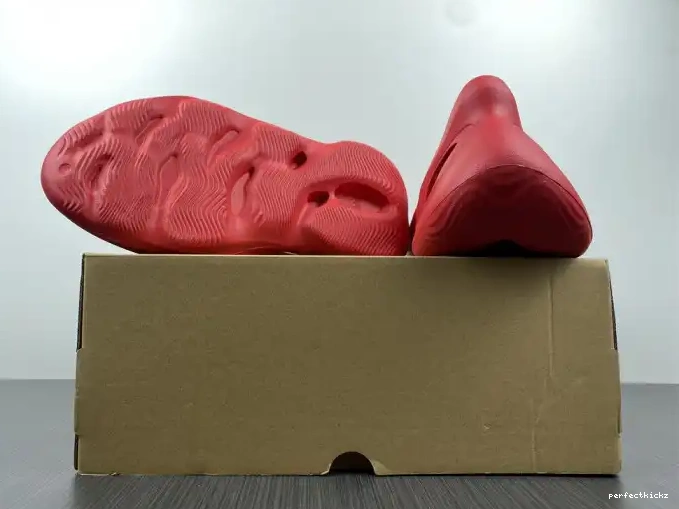 Red Adidas Yeezy Foam CW3355 0516